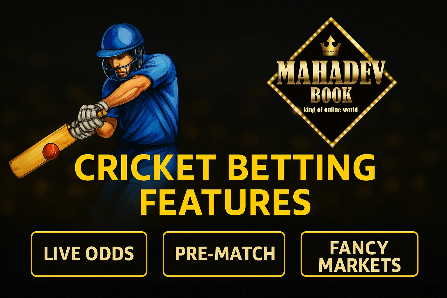 Mahadev Cricket ID Cricket Betting Features Banner