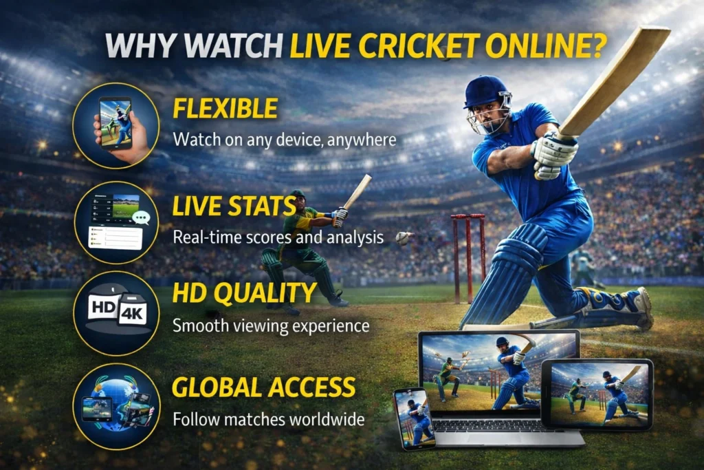 Best Live Cricket Online Streaming Platforms for IPL and ICC Matches