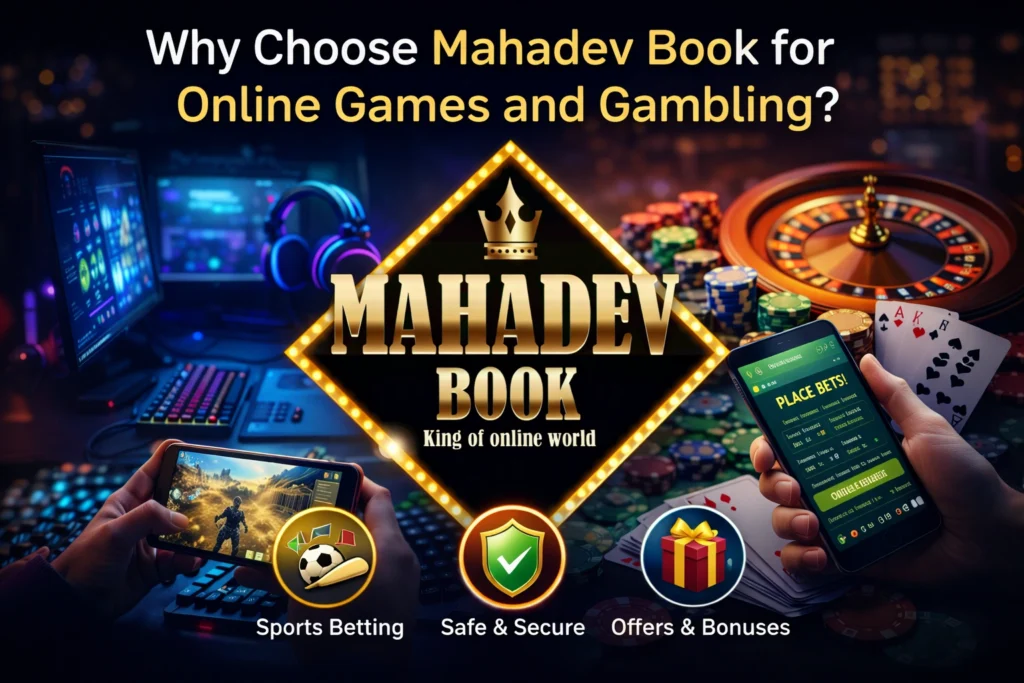 Mahadev Book online games and gambling platform with sports betting and casino features