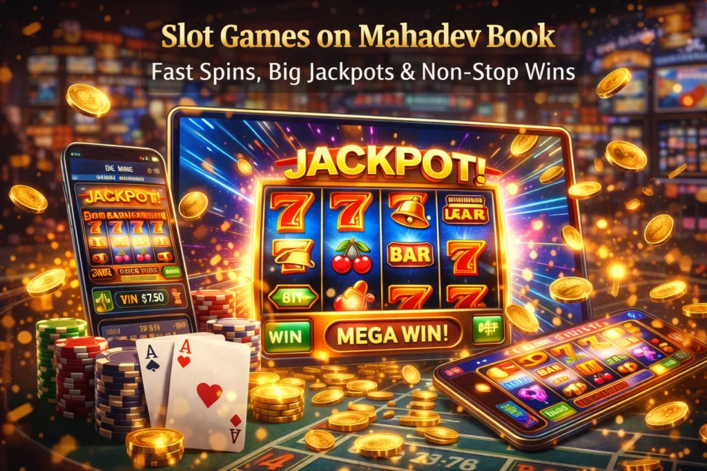 Mahadev Book online slot games with jackpot reels and casino betting interface