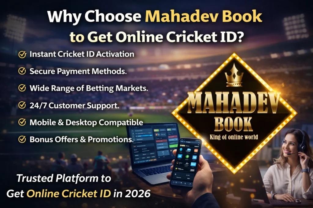 Why Choose Mahadev Book – Trusted Online Cricket ID Provider with Secure Betting Platform