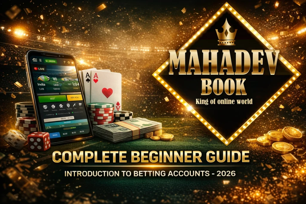 Betting account dashboard interface for sports betting 2026