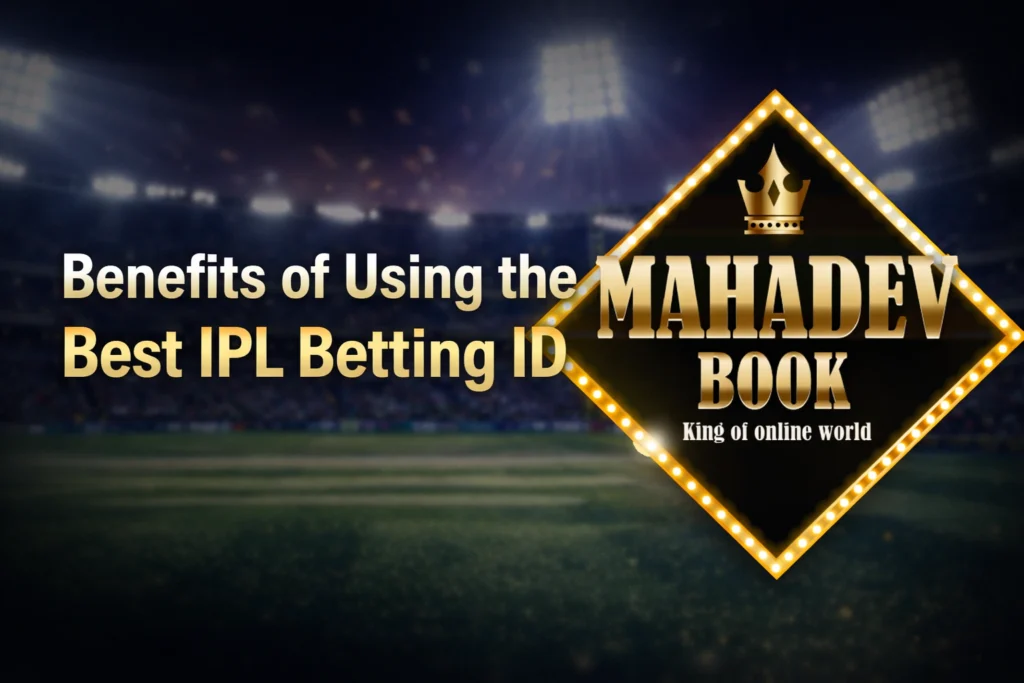 Benefits of Best IPL Betting ID with Mahadev Book logo showing secure betting, fast withdrawals and live IPL betting features