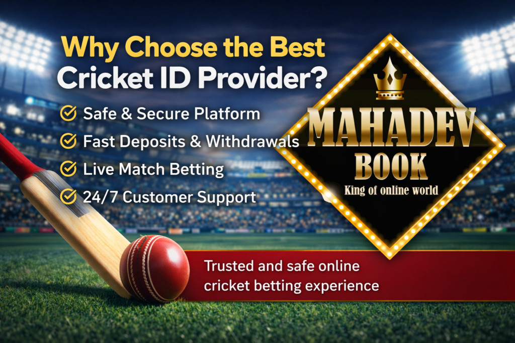Best Cricket ID Mahadev Book secure online cricket betting platform