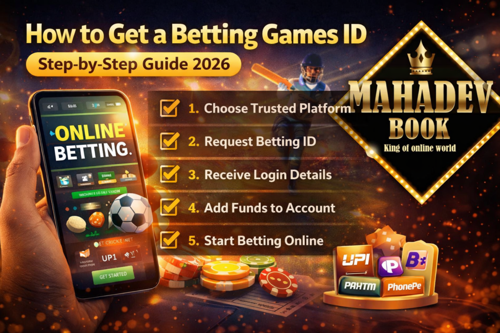 How to Get Betting Games ID Step-by-Step with Mahadev Book – Online Cricket & Casino Betting ID 2026