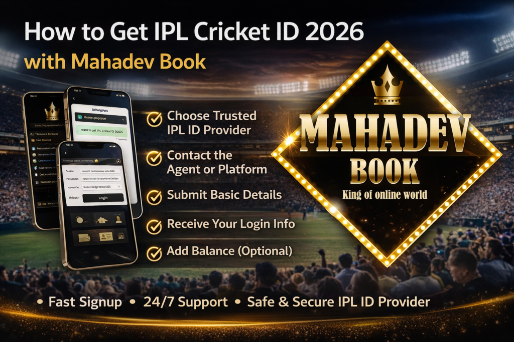How to get IPL Cricket ID 2026 Mahadev Book step by step guide with fast signup secure login and live cricket access India