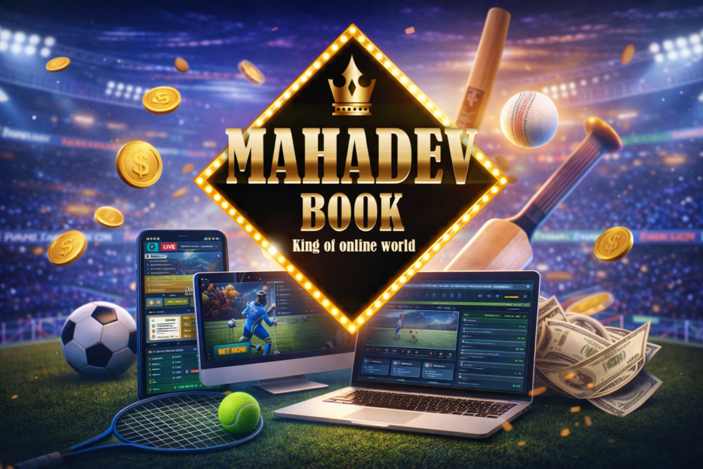 Mahadev Book sports betting platform logo – king of online sports betting world
