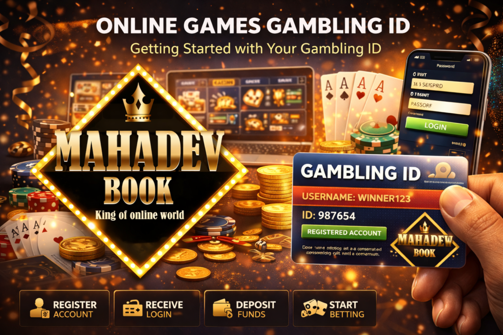 Mahadev Book online games gambling ID platform logo for online betting account