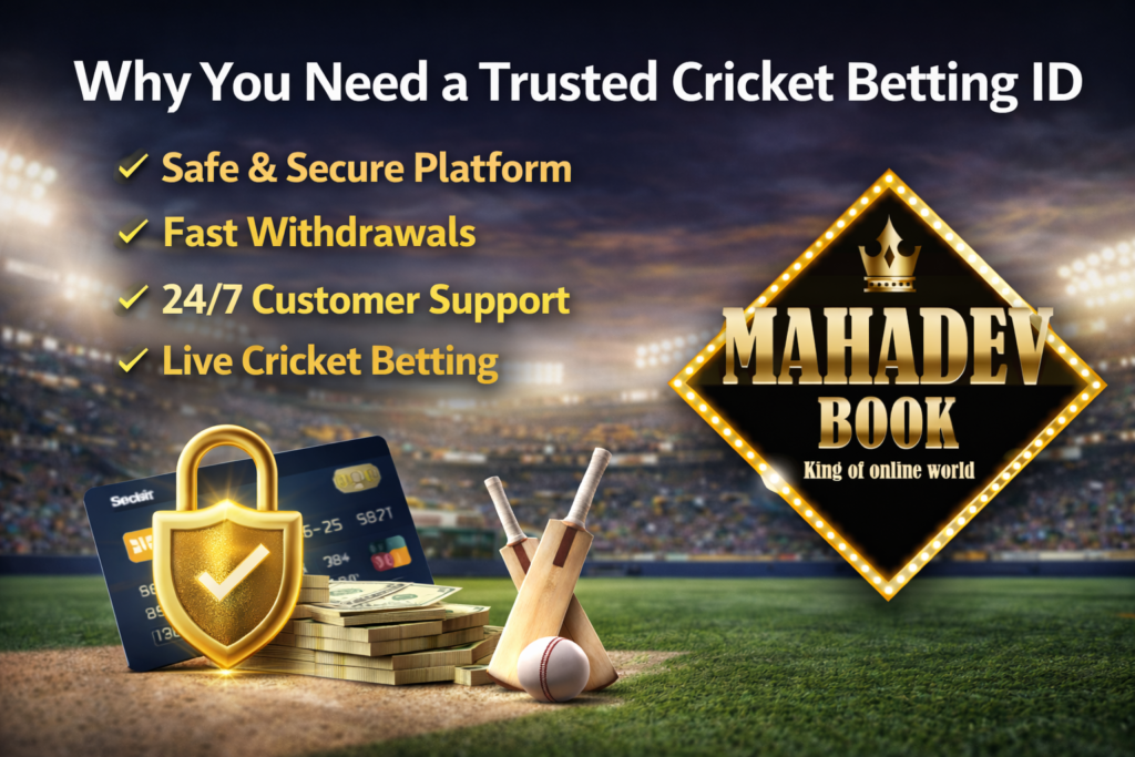 Why You Need a Trusted Cricket Betting ID – Mahadev Book Secure Betting Platform