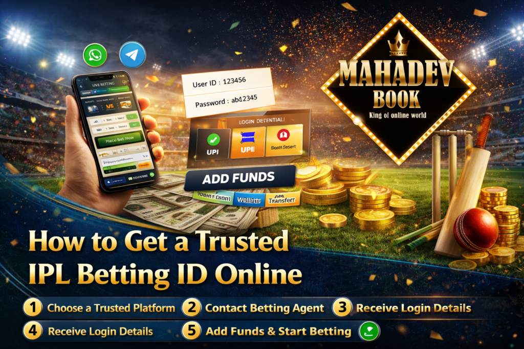 How to get trusted IPL betting ID online with Mahadev Book platform