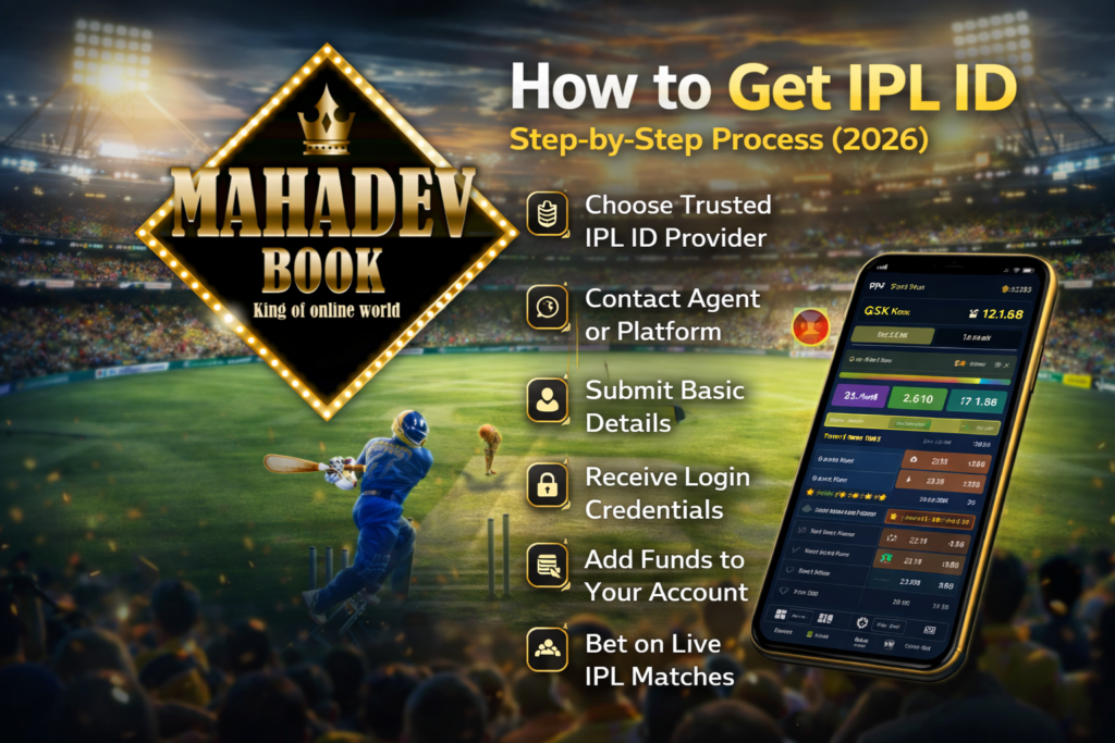 How to get IPL ID online step by step with Mahadev Book – secure IPL betting ID India 2026